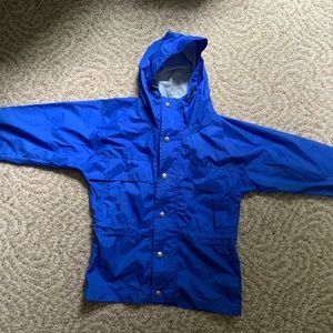 Rain jacket Hooded wind breaker sz 5